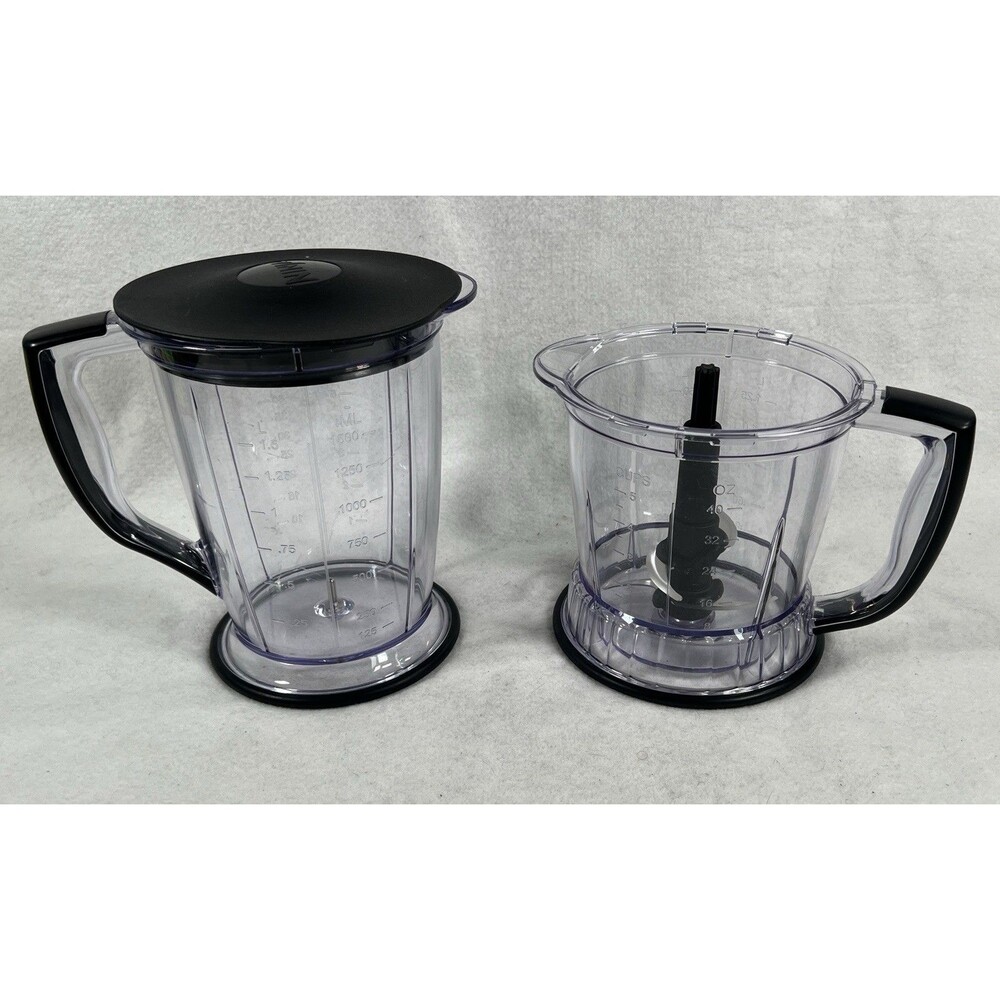Ninja Food 5 Cup Blender Pitcher with Blade/Lid & 6 Cup Pitcher QB1006 & QB1004